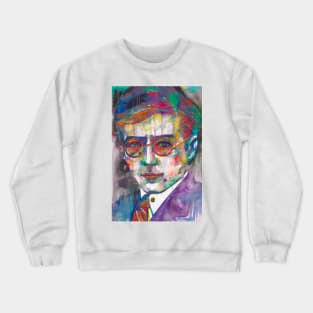 DMITRI SHOSTAKOVICH - watercolor portrait .4 Crewneck Sweatshirt